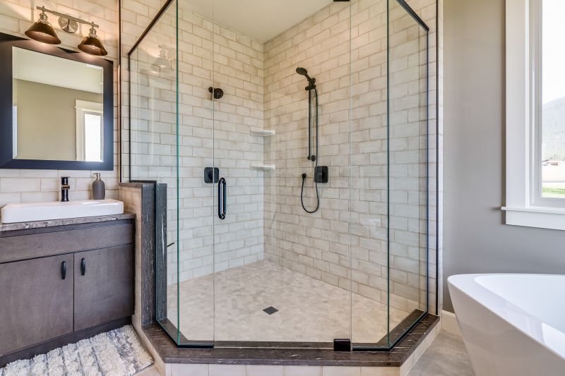 Minimalist Frameless Shower Glass